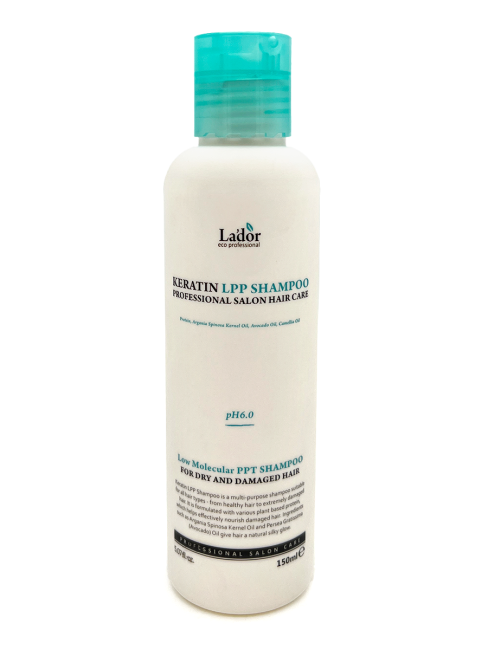La'dor Безсульфатный шампунь для волос с кератином Keratin Lpp Shampoo, 150 мл La'dor Безсульфатный шампунь для волос с кератином Keratin Lpp Shampoo, 150 мл