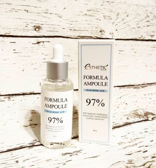 Esthetic House Formula Ampoule Hyaluronic Acid Сыворотка для лица с гиалуроном, 80 мл