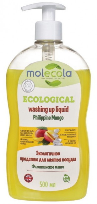 Molecola Philippine Mango Средство для мытья посуды Филиппинское манго, 500 мл
