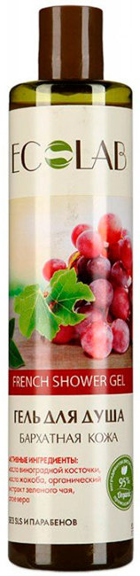 Ecolab Гель для душа Бархатная кожа, 350 мл Ecolab Гель для душа Бархатная кожа, 350 мл