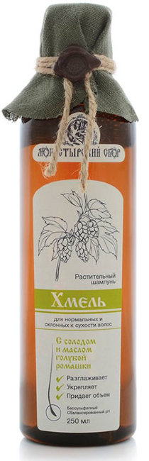 Kleona Натуральный шампунь для нормальных, склонных к сухости волос «Хмель», 250 мл