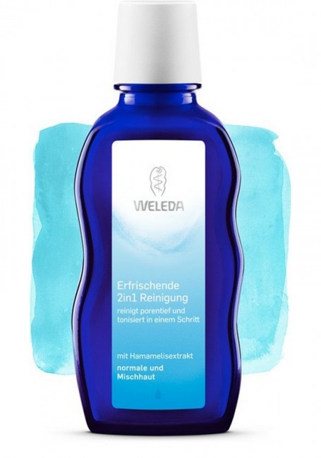 Weleda Тонизирующее очищающее средство 2 в 1, 100 мл Weleda Тонизирующее очищающее средство 2 в 1, 100 мл