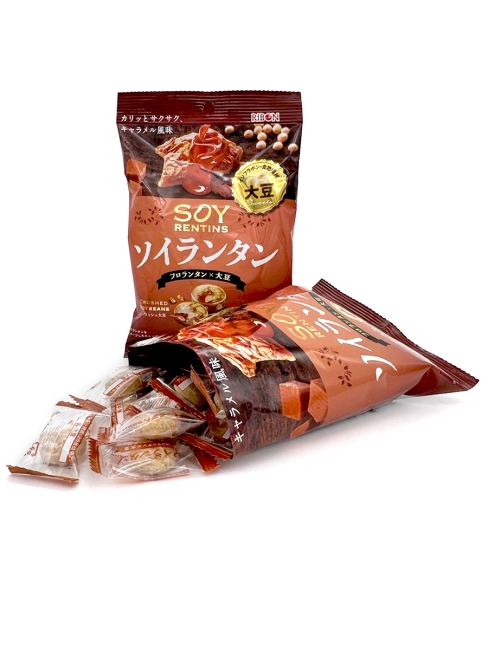 RIBON Карамель со вкусом Кинако Soy Rentins Caramel Candy, 80 г