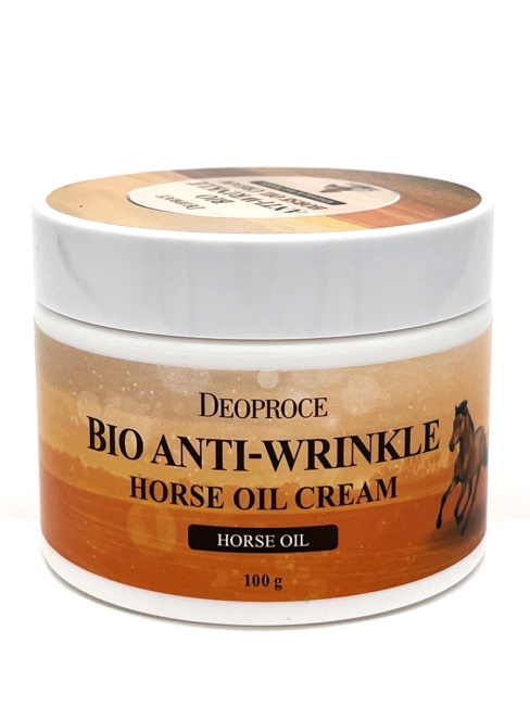 Deoproce Крем для лица против морщин с лошадиным жиром Bio Anti Wrinkle Horse Oil Cream, 100 г Deoproce Крем для лица против морщин с лошадиным жиром Bio Anti Wrinkle Horse Oil Cream, 100 г