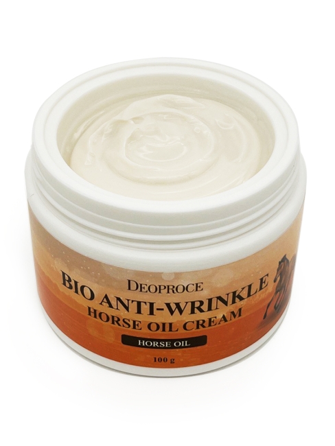 Deoproce Крем для лица против морщин с лошадиным жиром Bio Anti Wrinkle Horse Oil Cream, 100 г Deoproce Крем для лица против морщин с лошадиным жиром Bio Anti Wrinkle Horse Oil Cream, 100 г
