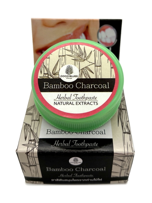 Coco Blues Травяная зубная паста с бамбуковым углем Bamboo Charcoal Herbal Toothpaste, 30 г Coco Blues Травяная зубная паста с бамбуковым углем Bamboo Charcoal Herbal Toothpaste, 30 г