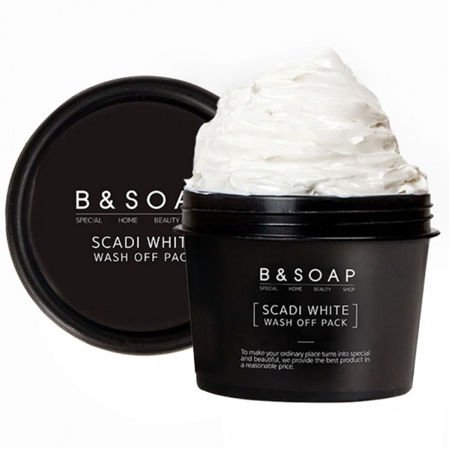 B SOAP Scadi White Маска для улучшения цвета лица 130 г