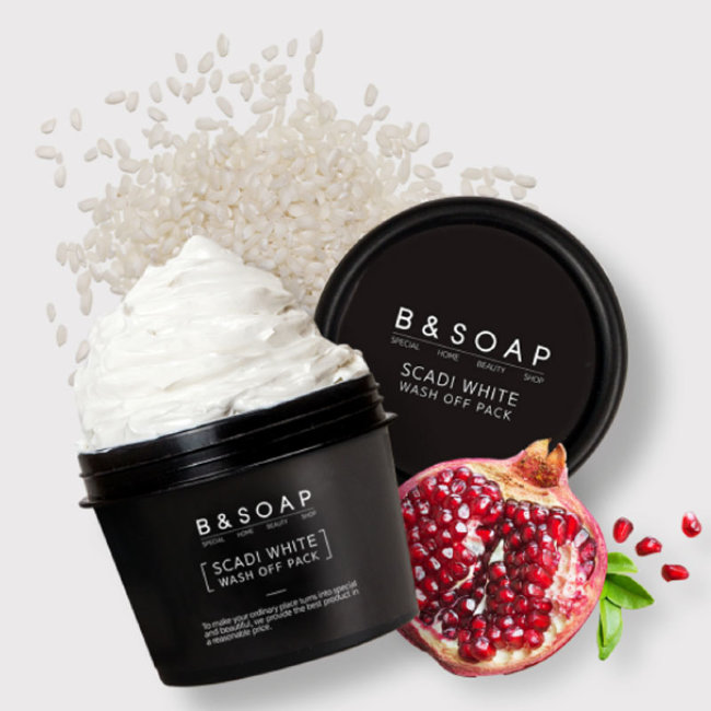 B SOAP Scadi White Маска для улучшения цвета лица 130 г