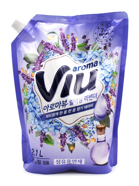 Mukunghwa Кондиционер для белья парфюмированный антибактериальный Лаванда Aroma Viu Relaxing Lavender, 2100 мл Mukunghwa Кондиционер для белья парфюмированный антибактериальный Лаванда Aroma Viu Relaxing Lavender, 2100 мл