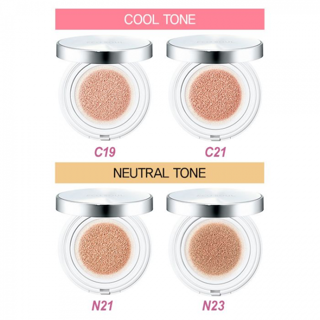 The Saem Основа тональная маскирующая сменный блок Eco Soul Essence Cushion All Cover N21 (Refill) O1, 13 г The Saem Основа тональная маскирующая сменный блок Eco Soul Essence Cushion All Cover N21 (Refill) O1, 13 г