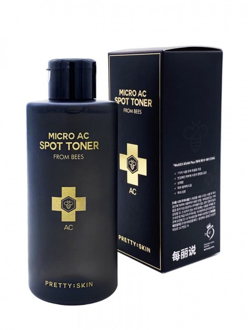 Pretty Skin Тонер для проблемной кожи Micro AC Spot Toner From Bees, 210 мл