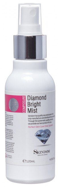Skindom Cпрей для лица алмазный для сияния кожи Diamond Bright Mist, 120 мл