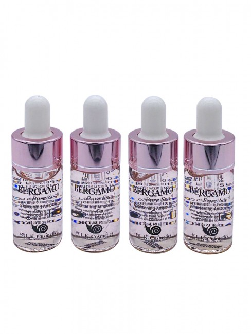 Bergamo Набор ампульных сывороток с муцином улитки Pure Snail Brightening Ampoule, 4*13 мл