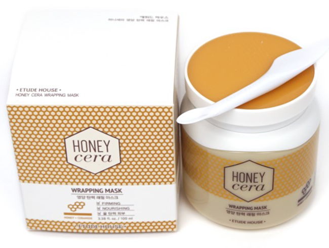 ETUDE HOUSE Honey Cera Wrapping Mask Питательная маска на основе маточного молочка, 100 мл ETUDE HOUSE Honey Cera Wrapping Mask Питательная маска на основе маточного молочка, 100 мл