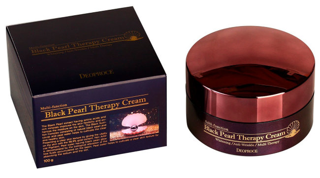 Deoproce Black Pearl Therapy Cream Крем для лица с черным жемчугом антивозрастной, 100 г Deoproce Black Pearl Therapy Cream Крем для лица с черным жемчугом антивозрастной, 100 г