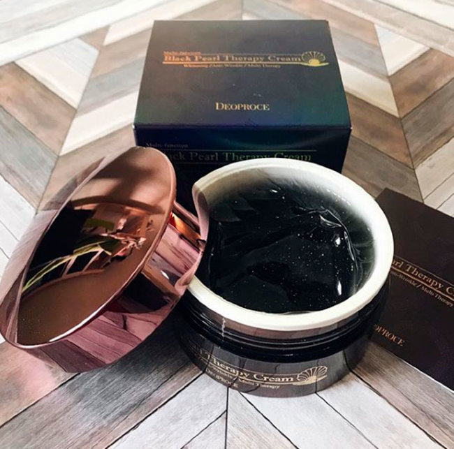 Deoproce Black Pearl Therapy Cream Крем для лица с черным жемчугом антивозрастной, 100 г Deoproce Black Pearl Therapy Cream Крем для лица с черным жемчугом антивозрастной, 100 г