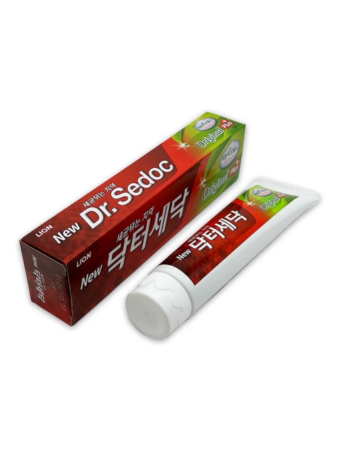 LION Зубная паста с экстрактом масла чайного дерева Dr. Sedoc Original Plus Toothpaste, 140 г LION Зубная паста с экстрактом масла чайного дерева Dr. Sedoc Original Plus Toothpaste, 140 г