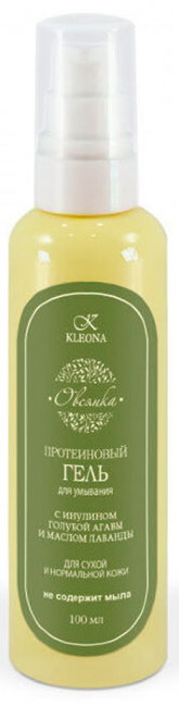 Kleona Гель для умывания "Овсянка" протеиновый, 100 мл Kleona Гель для умывания "Овсянка" протеиновый, 100 мл