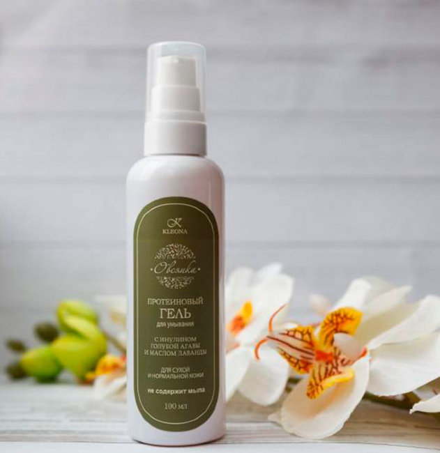 Kleona Гель для умывания "Овсянка" протеиновый, 100 мл Kleona Гель для умывания "Овсянка" протеиновый, 100 мл
