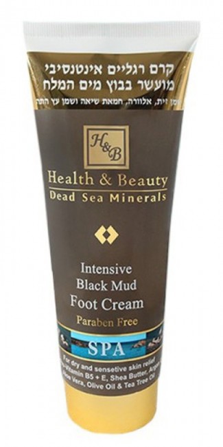 Health and Beauty Интенсивный крем для ног на основе грязи Мертвого моря, 200 мл