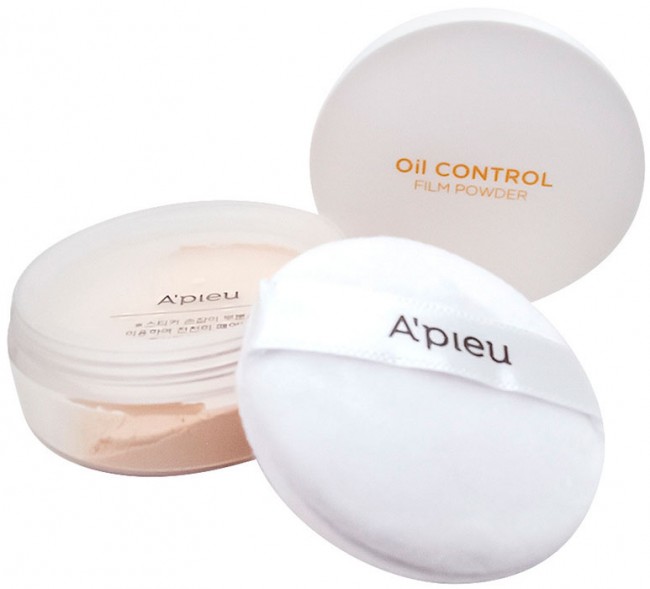A'PIEU Oil Control Film Powder SPF15 Natural Beige Пудра рассыпчатая матирующая, 6 г