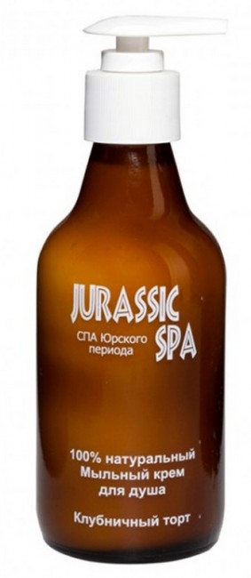 Jurassic Spa Мыльный крем-душ Клубника, 250 мл