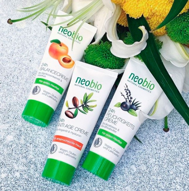 Neobio 24 часа Баланс крем для лица с био-абрикосом и экстрактом бамии, 50 мл