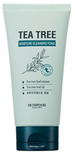 SKINFOOD Tea Tree Moisture Cleansing Foam Пенка для умывания с экстрактом чайного дерева, 150 мл SKINFOOD Tea Tree Moisture Cleansing Foam Пенка для умывания с экстрактом чайного дерева, 150 мл