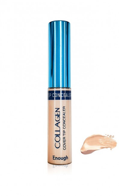 Enough Консилер коллагеновый #01 Сollagen Cover Tip Concealer #01 Light Beige, 9 г Enough Консилер коллагеновый #01 Сollagen Cover Tip Concealer #01 Light Beige, 9 г