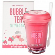 ETUDE HOUSE Bubble Tea Sleeping Pack Strawberry Ночная маска с экстрактом клубники, 100 г