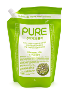 PURE VIRGIN MOJITO DISH DETERGENT Средство для мытья посуды с ароматом лайма и мяты 1000мл