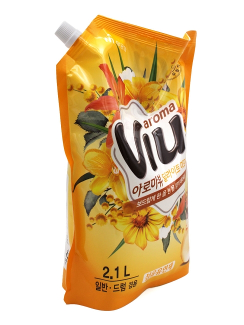 Mukunghwa Кондиционер для белья парфюмированный антибактериальный Мимоза Aroma Viu Golden Mimosa, 2100 мл