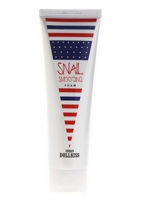 Baviphat Dollkiss Snail Smoothing Foam Пенка для умывания улиточная, 130 мл