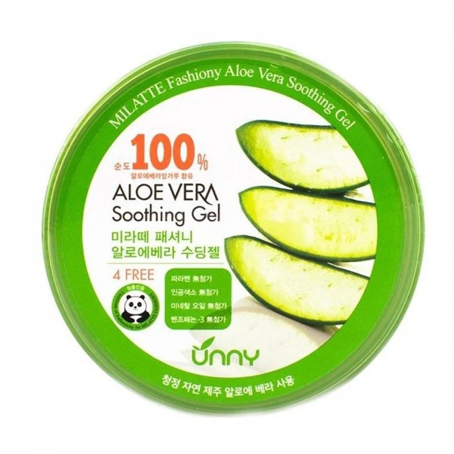 Milatte Гель универсальный увлажняющий с Алоэ Fashiony Aloe Vera Soothing Gel, 300 мл Milatte Гель универсальный увлажняющий с Алоэ Fashiony Aloe Vera Soothing Gel, 300 мл
