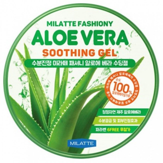 Milatte Гель универсальный увлажняющий с Алоэ Fashiony Aloe Vera Soothing Gel, 300 мл Milatte Гель универсальный увлажняющий с Алоэ Fashiony Aloe Vera Soothing Gel, 300 мл
