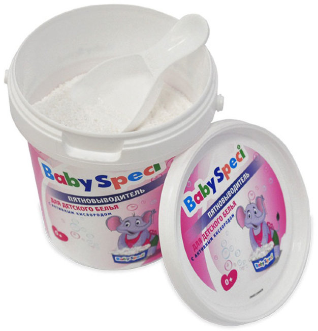 Baby Speci Пятновыводитель для детского белья с активным кислородом, 750 г Baby Speci Пятновыводитель для детского белья с активным кислородом, 750 г