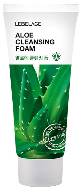 Lebelage Aloe Cleansing Foam Пенка для умывания с экстрактом алоэ, 100 мл