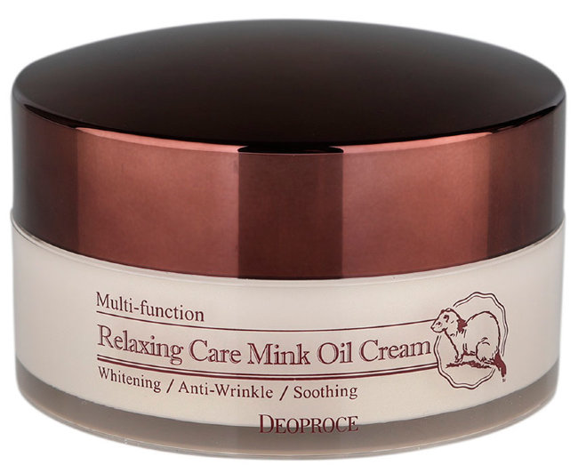 Deoproce Relaxing Care Mink Oil Cream Крем расслабляющий с жиром норки, 100 г Deoproce Relaxing Care Mink Oil Cream Крем расслабляющий с жиром норки, 100 г