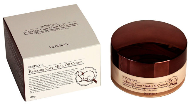 Deoproce Relaxing Care Mink Oil Cream Крем расслабляющий с жиром норки, 100 г Deoproce Relaxing Care Mink Oil Cream Крем расслабляющий с жиром норки, 100 г