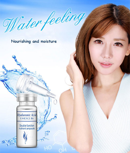 Bioaqua Hyaluronic Acid B6 Эссенция для лица концентрированная Гиалуроновая Кислота (ампулы), 5 мл*10