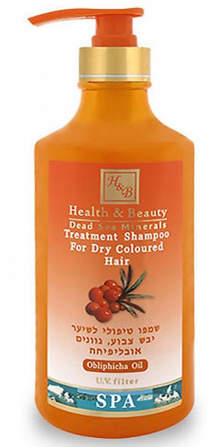 Health and Beauty Шампунь для сухих и окрашенных волос с маслом Облепихи, 780 мл Health and Beauty Шампунь для сухих и окрашенных волос с маслом Облепихи, 780 мл