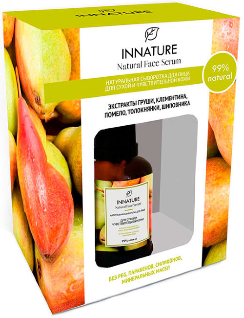 Innature Сыворотка для лица для сухой и чувствительной кожи, 50 мл Innature Сыворотка для лица для сухой и чувствительной кожи, 50 мл