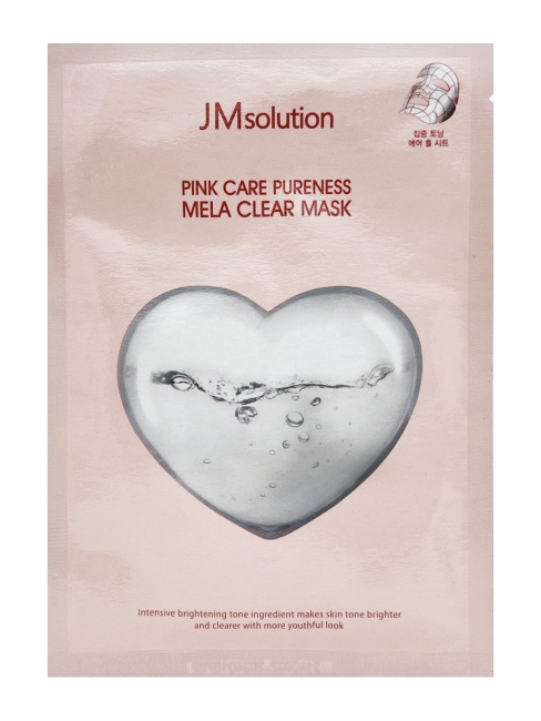 JMsolution Маска для лица для сияния кожи с транексамовой кислотой Pink Care Pureness Mela Clear Mask, 30 мл JMsolution Маска для лица для сияния кожи с транексамовой кислотой Pink Care Pureness Mela Clear Mask, 30 мл