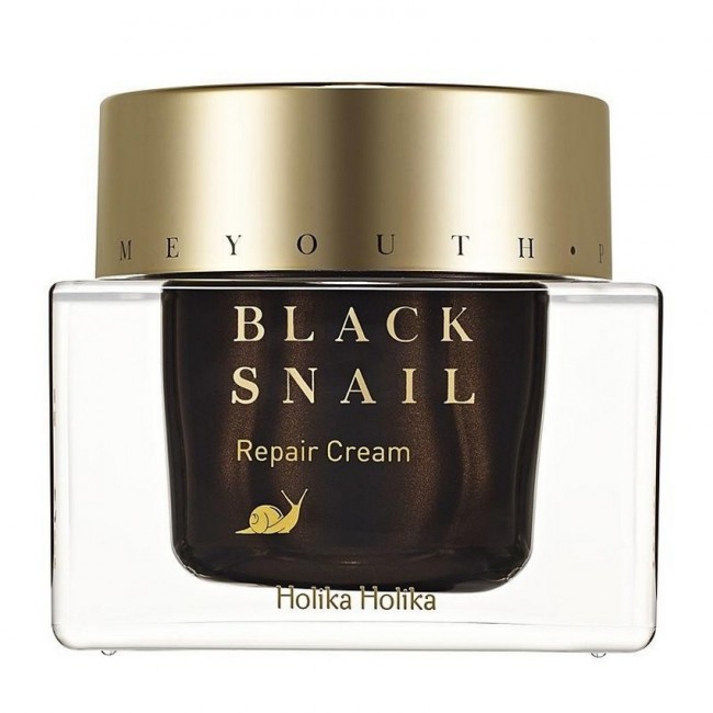 Holika Holika Prime Youth Black Snail Repair Cream Омолаживающий восстанавливающий крем с экстрактом улитки, 50 мл Holika Holika Prime Youth Black Snail Repair Cream Омолаживающий восстанавливающий крем с экстрактом улитки, 50 мл
