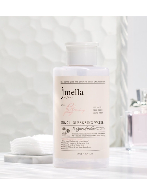 Jmella Мицеллярная вода с ароматом пиона N0.01 In France Blooming Peony Cleansing Water, 500 мл Jmella Мицеллярная вода с ароматом пиона N0.01 In France Blooming Peony Cleansing Water, 500 мл