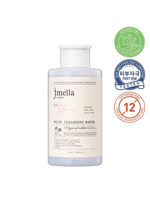 Jmella Мицеллярная вода с ароматом пиона N0.01 In France Blooming Peony Cleansing Water, 500 мл Jmella Мицеллярная вода с ароматом пиона N0.01 In France Blooming Peony Cleansing Water, 500 мл