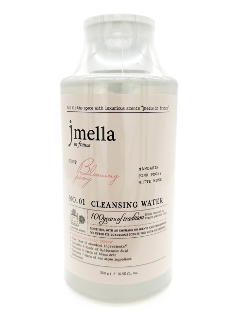 Jmella Мицеллярная вода с ароматом пиона N0.01 In France Blooming Peony Cleansing Water, 500 мл Jmella Мицеллярная вода с ароматом пиона N0.01 In France Blooming Peony Cleansing Water, 500 мл