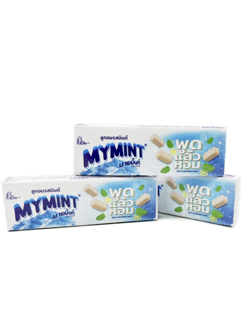 Boonprasert Конфета жевательная со вкусом мяты My Mint Mint Flavoured Candy, 3 шт. х 32 г