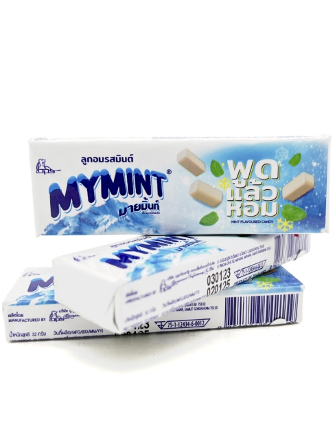 Boonprasert Конфета жевательная со вкусом мяты My Mint Mint Flavoured Candy, 3 шт. х 32 г