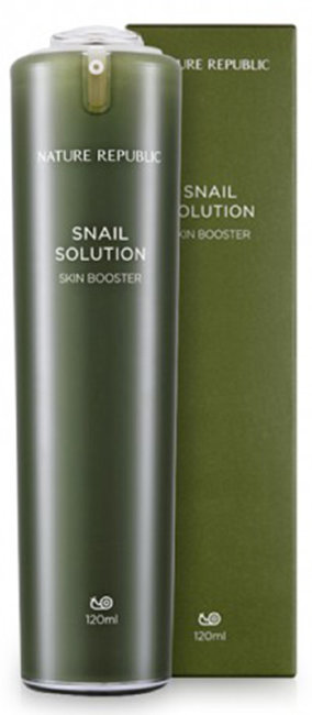 NATURE REPUBLIC Snail Solution Skin Booster Бустер-тонер с экстрактом муцина улитки, 120 мл NATURE REPUBLIC Snail Solution Skin Booster Бустер-тонер с экстрактом муцина улитки, 120 мл